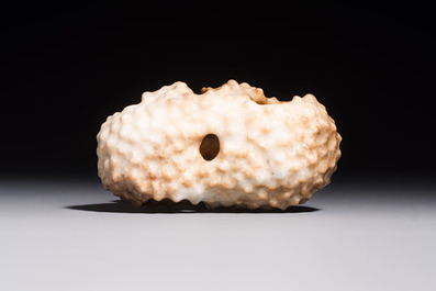 A Chinese carved jade model of a scholar's rock, 20th C.