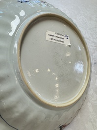 A Chinese famille verte armorial 'Provinces' dish with the arms of Zeelandt, Kangxi