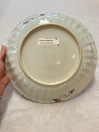 A Chinese famille verte armorial 'Provinces' dish with the arms of Zeelandt, Kangxi