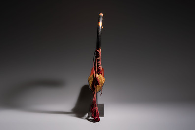 A gilt-lacquered arched harp or saung-gauk, Burma, 19/20th C.