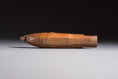 A group of 11 Chinese carved bamboo and wooden works, 19/20th C.