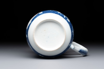 A Chinese Canton famille rose 'Mandarin Subject' tankard, Qianlong