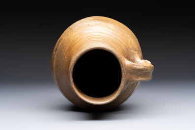 A Siegburg stoneware jug, Germany, 15th C.