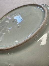 A Japanese Arita blue and white jug and a pair of plates, Edo, 17th C.