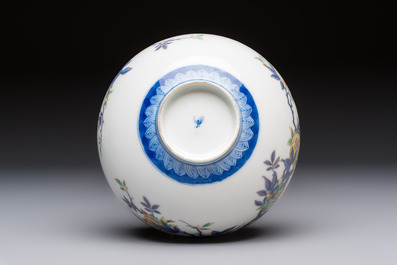 A Japanese Satsuma bowl, a pair of vases, a polychrome figure, and a marked Koransha bowl, 19/20th C.