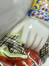 A Chinese famille rose Milefo Buddha, Tongzhi mark, Republic