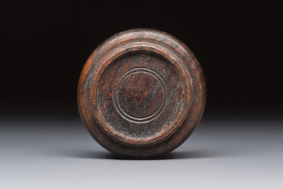 A Chinese famille rose 'Rice and Silk Production' bowl, Daoguang mark and of the period