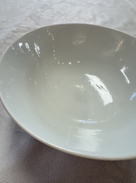 A pair of Chinese copper-red glazed bowls, Guangxu mark and of the period