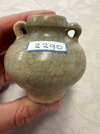 A group of 15 Chinese and Southeast Asian celadon and brown-glazed wares, 15th C. and later