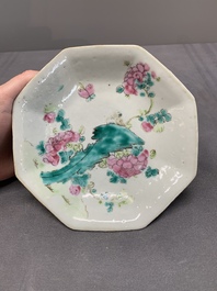 Eight Chinese famille rose wares, 19/20th C.
