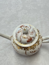 A Dutch-decorated Japanese teapot and an Imari teapot, Edo, 18th C.