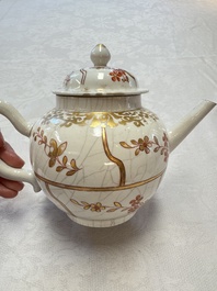 A Dutch-decorated Japanese teapot and an Imari teapot, Edo, 18th C.