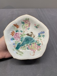 Eight Chinese famille rose wares, 19/20th C.