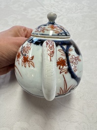 A Dutch-decorated Japanese teapot and an Imari teapot, Edo, 18th C.