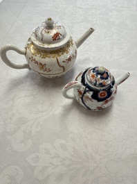 A Dutch-decorated Japanese teapot and an Imari teapot, Edo, 18th C.