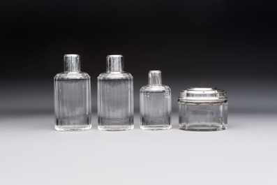An Art Deco 12-piece silver toiletry set, Wolfers Fr&egrave;res, Brussels, 20th C.