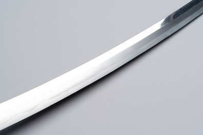 A Japanese wakizashi, signed Izumi no Kami Kanesada, with koshirae, Edo, 18/19th C.