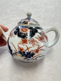 A Dutch-decorated Japanese teapot and an Imari teapot, Edo, 18th C.