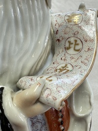 A fine Chinese famille rose figure of Shoulao, China mark, Guangxu/Republic