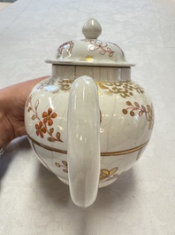A Dutch-decorated Japanese teapot and an Imari teapot, Edo, 18th C.