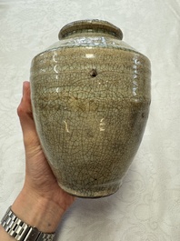 A group of 15 Chinese and Southeast Asian celadon and brown-glazed wares, 15th C. and later