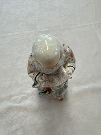 A fine Chinese famille rose figure of Shoulao, China mark, Guangxu/Republic