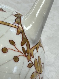 A Dutch-decorated Japanese teapot and an Imari teapot, Edo, 18th C.