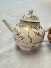 A Dutch-decorated Japanese teapot and an Imari teapot, Edo, 18th C.