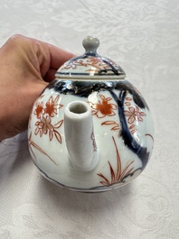 A Dutch-decorated Japanese teapot and an Imari teapot, Edo, 18th C.