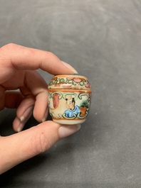 Eight Chinese famille rose wares, 19/20th C.