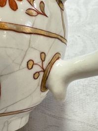 A Dutch-decorated Japanese teapot and an Imari teapot, Edo, 18th C.