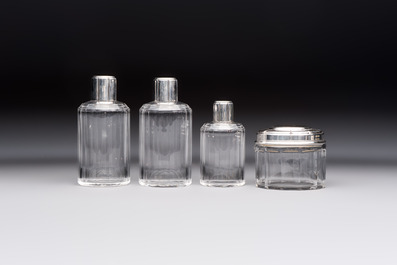 An Art Deco 12-piece silver toiletry set, Wolfers Fr&egrave;res, Brussels, 20th C.