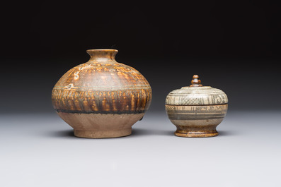 A group of 12 Sukhothai and Sawankhalok ceramics, Thailand, 15th C. and later