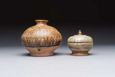 A group of 12 Sukhothai and Sawankhalok ceramics, Thailand, 15th C. and later