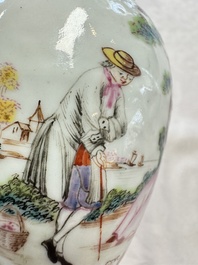 A varied collection of 13 Chinese famille rose wares, Yongzheng/Qianlong