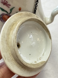 A varied collection of 13 Chinese famille rose wares, Yongzheng/Qianlong