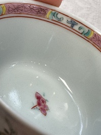 A varied collection of 13 Chinese famille rose wares, Yongzheng/Qianlong