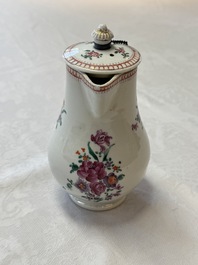 A varied collection of 13 Chinese famille rose wares, Yongzheng/Qianlong