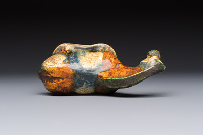 A Chinese sancai-glazed horse, probably Tang