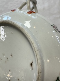 A varied collection of 13 Chinese famille rose wares, Yongzheng/Qianlong