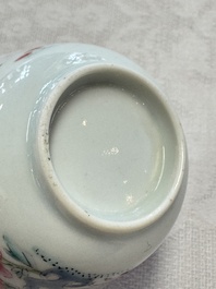 A varied collection of 13 Chinese famille rose wares, Yongzheng/Qianlong