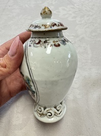 A varied collection of 13 Chinese famille rose wares, Yongzheng/Qianlong