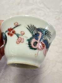 A varied collection of 13 Chinese famille rose wares, Yongzheng/Qianlong