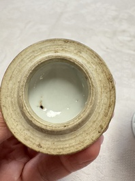 A varied collection of 13 Chinese famille rose wares, Yongzheng/Qianlong