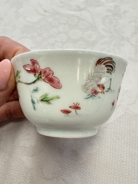 A varied collection of 13 Chinese famille rose wares, Yongzheng/Qianlong