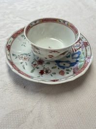 A varied collection of 13 Chinese famille rose wares, Yongzheng/Qianlong