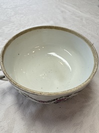 A varied collection of 13 Chinese famille rose wares, Yongzheng/Qianlong
