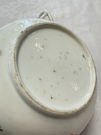 A varied collection of 13 Chinese famille rose wares, Yongzheng/Qianlong