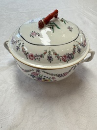 A varied collection of 13 Chinese famille rose wares, Yongzheng/Qianlong