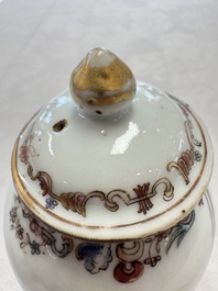 A varied collection of 13 Chinese famille rose wares, Yongzheng/Qianlong